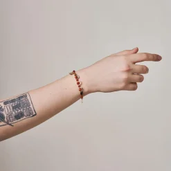 Złota bransoletka z czakrą podstawy z kolekcji Gelato