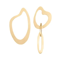 Abstrakcyjne, duże kolczyki z kolekcji Tache