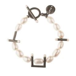 Artystyczna bransoletka z perłami z kolekcji Parer