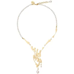 Artystyczna kolia z perłami z kolekcji Parer