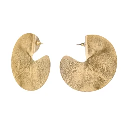 Artystyczne kolczyki koła z kolekcji Moon