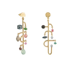 Asymetryczne kolczyki w stylu boho z kolekcji Gelato