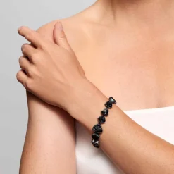 Bransoletka z czarnymi turmalinami z kolekcji Aurora