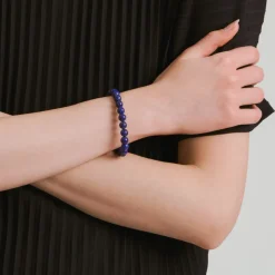 Bransoletka z koralami z lapis lazuli z kolekcji Orini