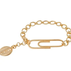 Bransoletka z zawieszką w kształcie spinacza z kolekcji Machiny