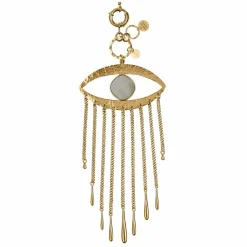 Brelok z ceramiką w kształcie oka z kolekcji Monumental