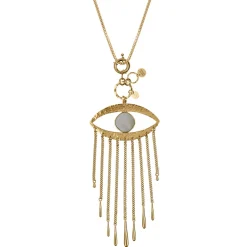 Brelok z ceramiką w kształcie oka z kolekcji Monumental