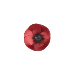 Czerwony pin mak z kolekcji Plantis