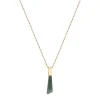 Delikatny naszyjnik z zawieszką z jadeitu z kolekcji Guatemala