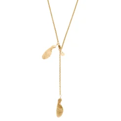 Długi naszyjnik z pojedynczym noskiem klonowym z kolekcji Bery