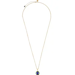 Długi, pozłacany naszyjnik z ozdobną zawieszką z kolekcji Minakari