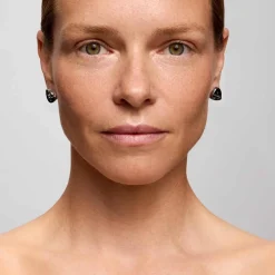 Długie kolczyki z czarnymi turmalinami z kolekcji Aurora