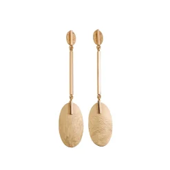 Długie, złote kolczyki z kolekcji Moon