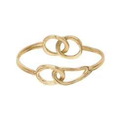 Elegancka, złota bransoletka bangle z kolekcji New Stone