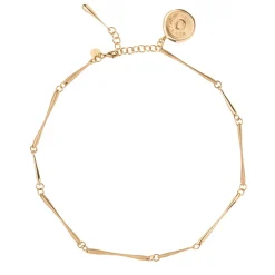 Elegancki, złoty naszyjnik z kolekcji New Stone