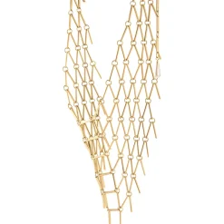 Geometryczna, złota kolia z kolekcji Astro