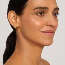 Geometryczne kolczyki na sztyft z kolekcji Guatemala