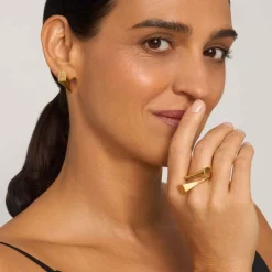 Geometryczny pierścionek z kolekcji Guatemala