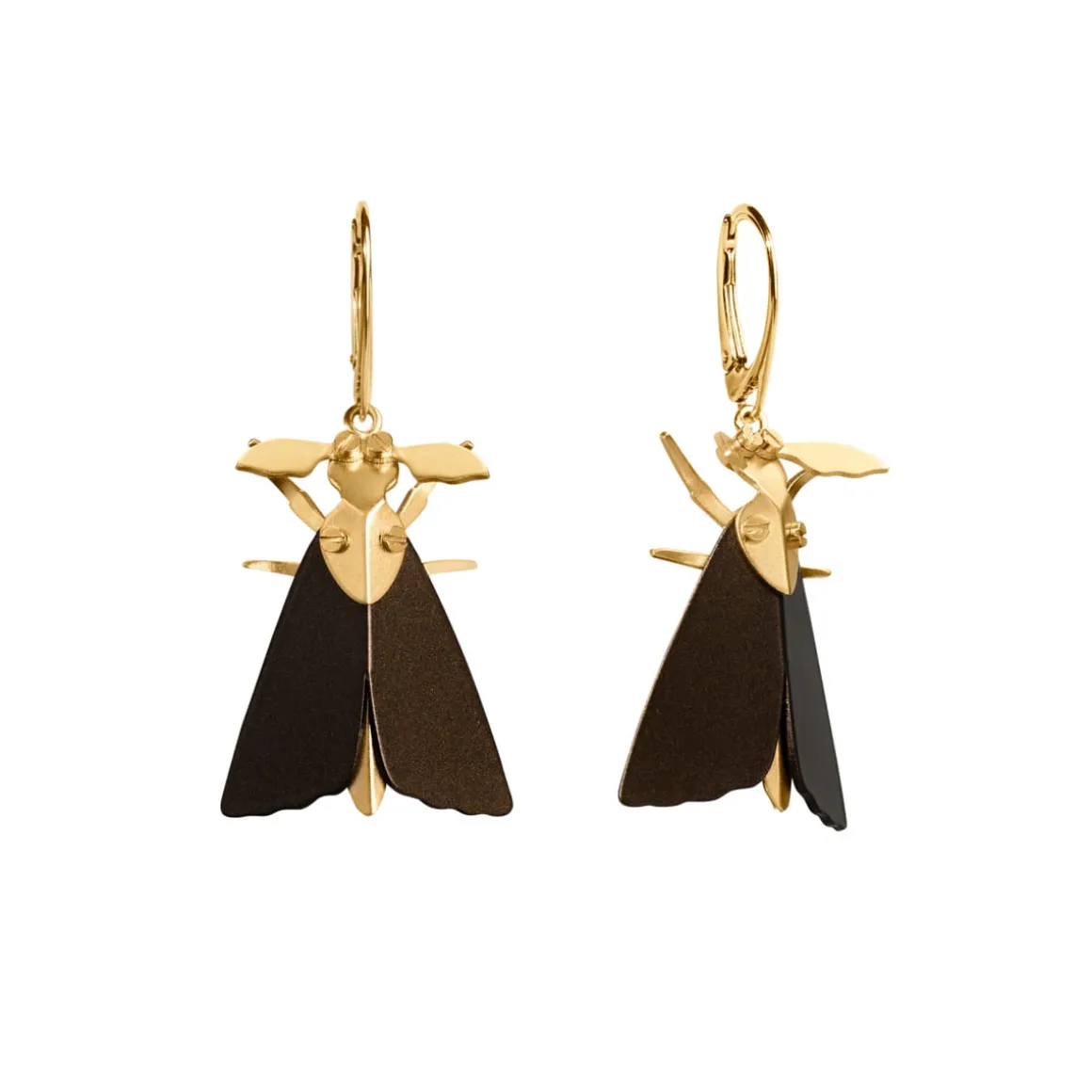 Kolczyki ćmy z kolekcji Plantis