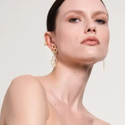 Kolczyki w kształcie pszczół na wkrętkę z kolekcji Apis