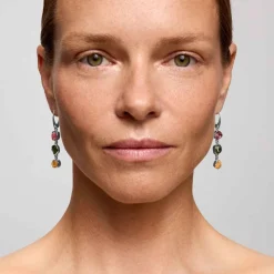 Kolczyki z kolorowymi turmalinami z kolekcji Aurora
