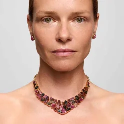 Kolia z wielobarwnych turmalinów z kolekcji Aurora