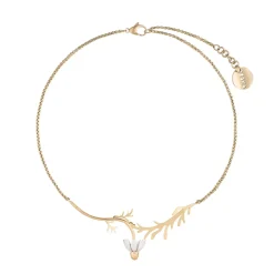 Krótki kwiatowy naszyjnik - Rumianek