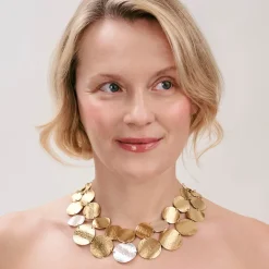 Krótki naszyjnik typu kolia z kolekcji Rundo