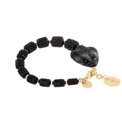 Limitowana drewniana bransoletka w formie węża z kolekcji Kembali