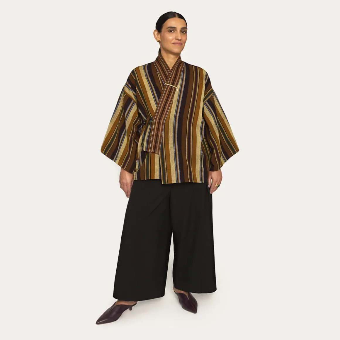 Limitowane, brązowe kimono z kolekcji Guatemala