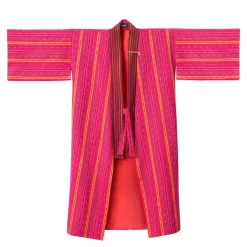 Limitowane, fuksjowe kimono MAXI z kolekcji Guatemala