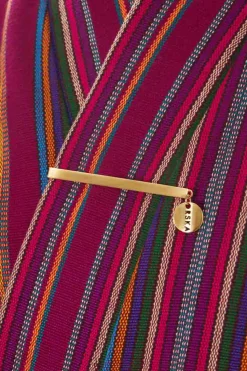 Limitowane kimono z fioletową podszewką z kolekcji Guatemala