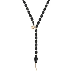 Limitowany drewniany naszyjnik w formie węża z kolekcji Kembali