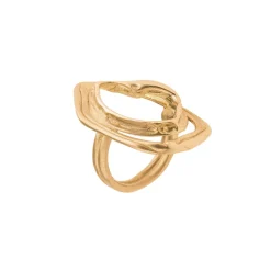 Nieregularny ażurowy pierścionek z kolekcji New Stone