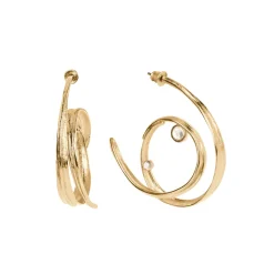 Oryginalne, pozłacane kolczyki z kolekcji Prato