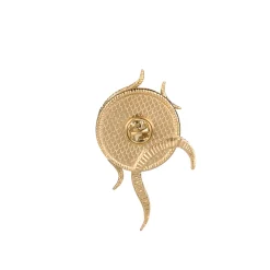 Oryginalny pin z rzeźbioną różą z kolekcji Kembali