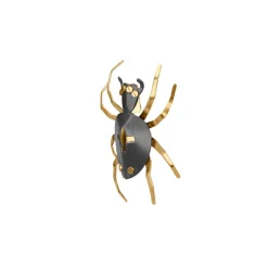 Pin w kształcie pająka krzyżaka z kolekcji Plantis