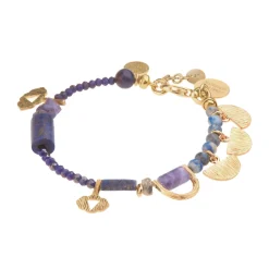 Pozłacana bransoletka z czakrą trzeciego oka z kolekcji Gelato