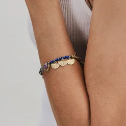 Pozłacana bransoletka z czakrą trzeciego oka z kolekcji Gelato