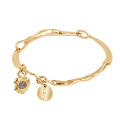 Pozłacana bransoletka z meteorytem z kolekcji Meteoros