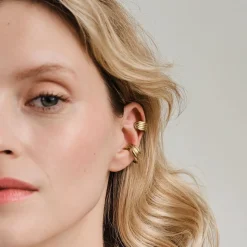 Pozłacana nausznica z kolekcji Prato