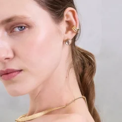 Pozłacana nausznica z kolekcji Prato