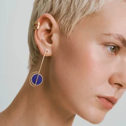 Pozłacana nausznica z kolekcji Orini