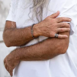 Srebrny pierścionek z kolekcji Machiny