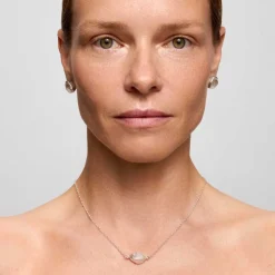 Subtelny naszyjnik z zawieszką z herkimerem z kolekcji Aurora