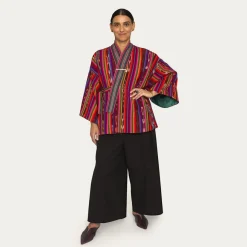 Wielobarwne, limitowane kimono z kolekcji Guatemala