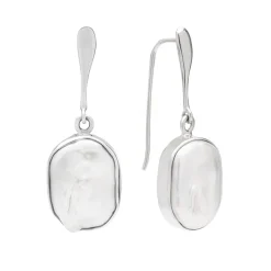 Wiszące kolczyki z naturalnymi perłami z kolekcji Perle