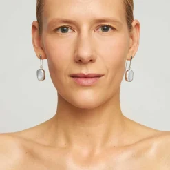 Wiszące kolczyki z naturalnymi perłami z kolekcji Perle