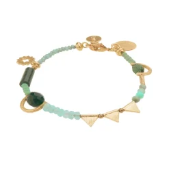 Złota bransoletka z czakrą serca z kolekcji Gelato