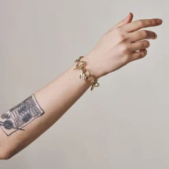 Złota, klasyczna bransoletka z kolekcji Vintage